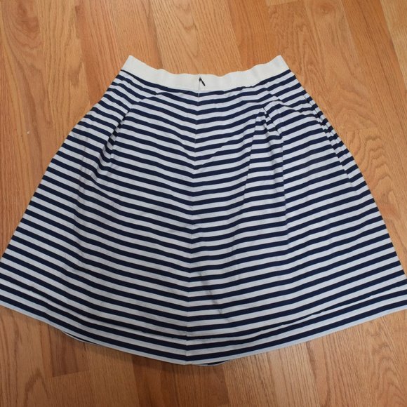 Loft Striped A-Line Skirt in Women's Size 8/10 - Picture 11 of 16